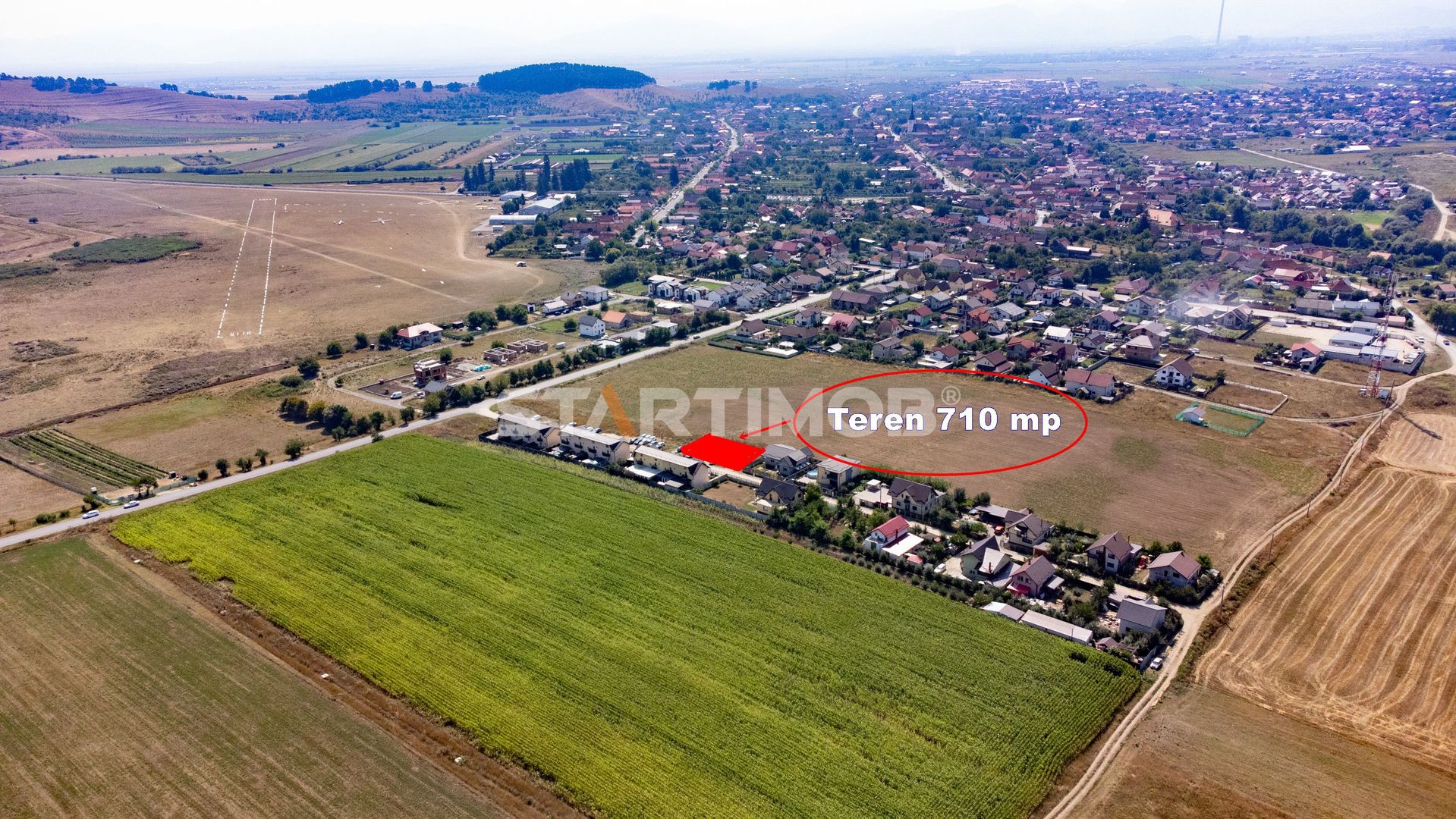 Teren cu fundatie si autorizatie de construire Sanpetru