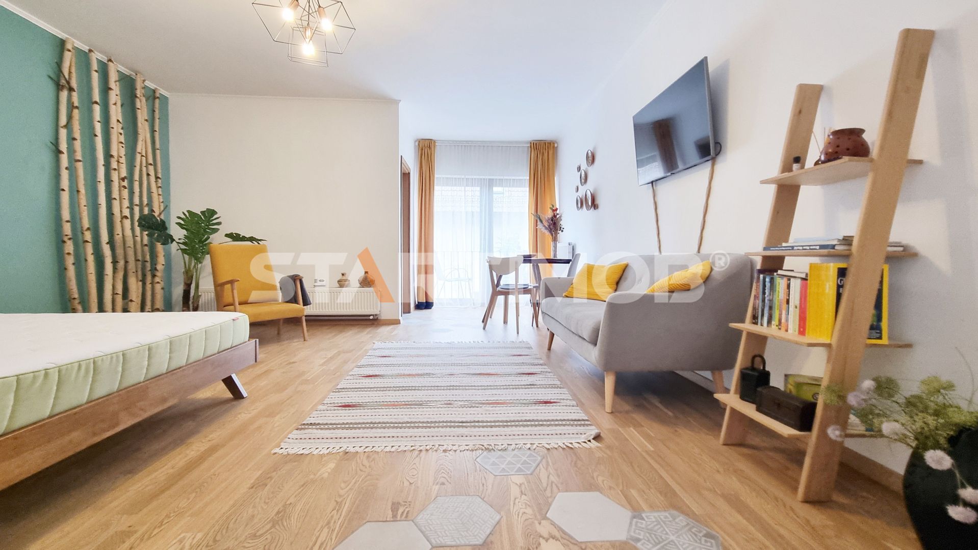 :Garsoniera mobilata modern zona Oncocard