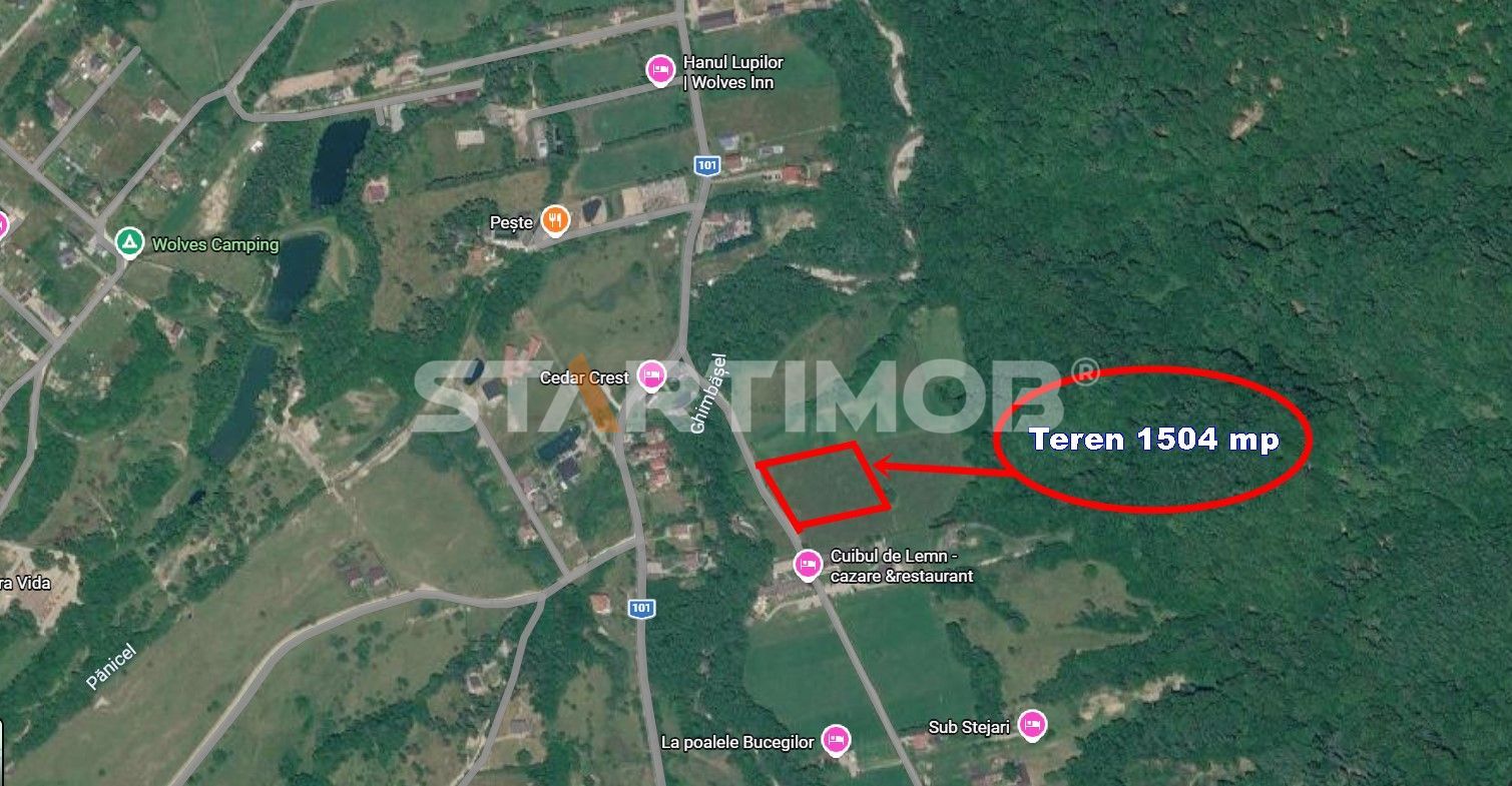 Teren cu autorizatie de constructie Rasnov Glajarie