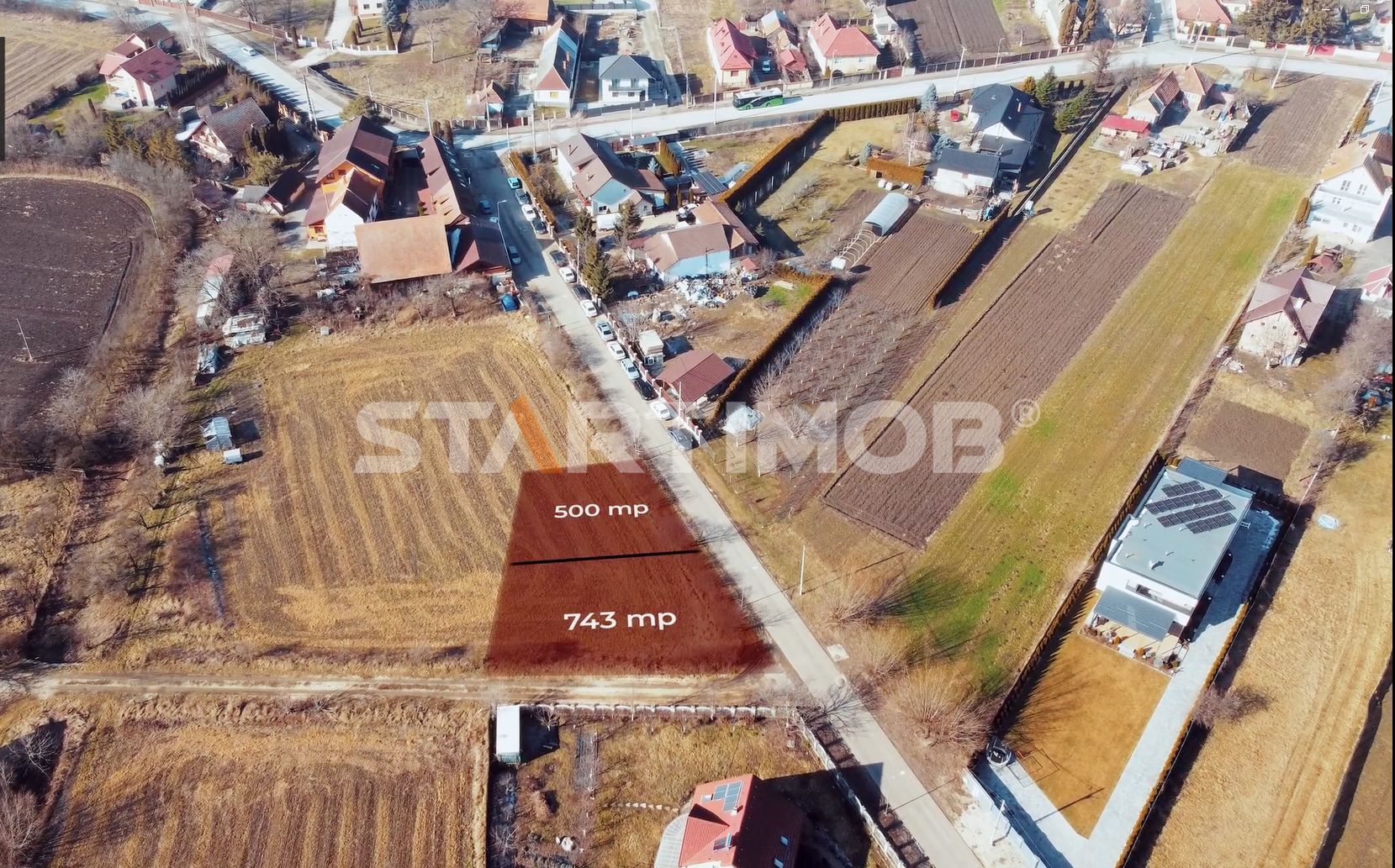 Teren intravilan 500 mp Stupini